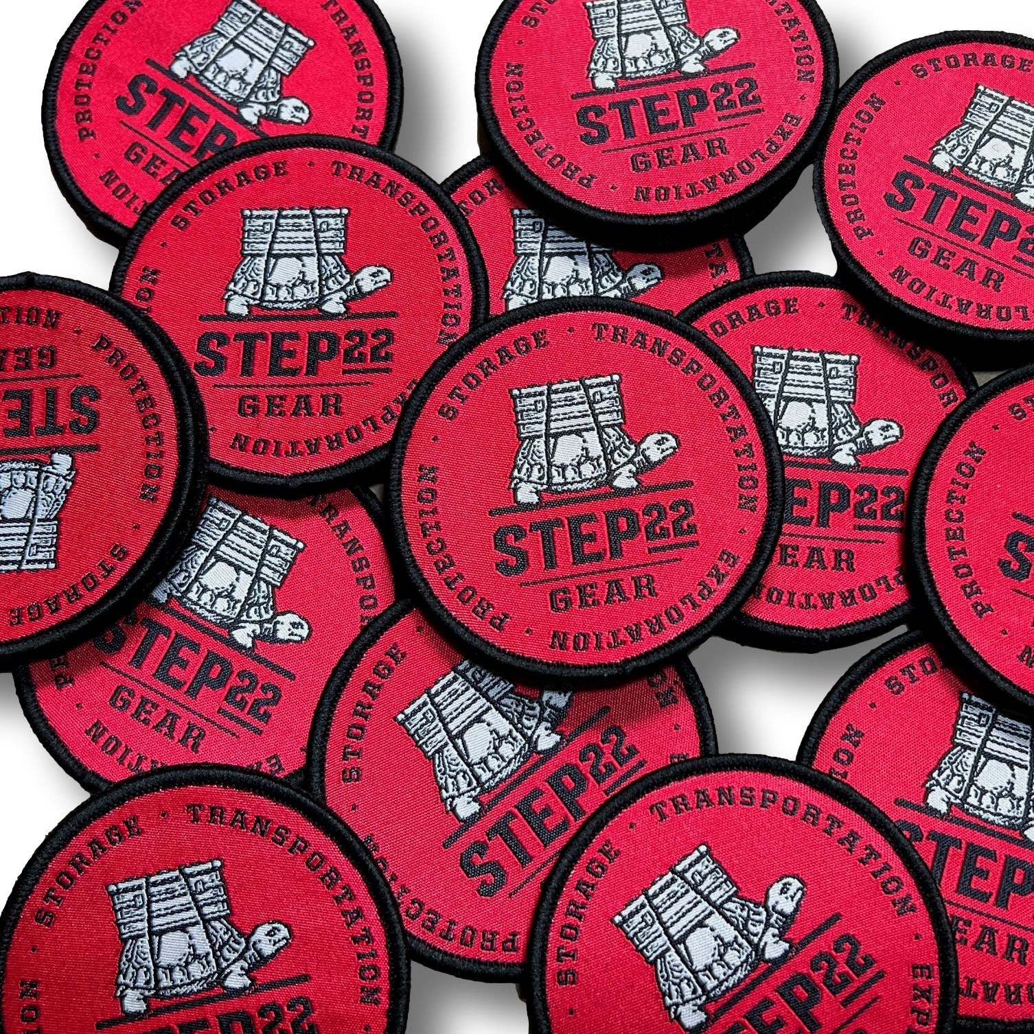 STEP 22 Gear Round Tortoise Logo Patch