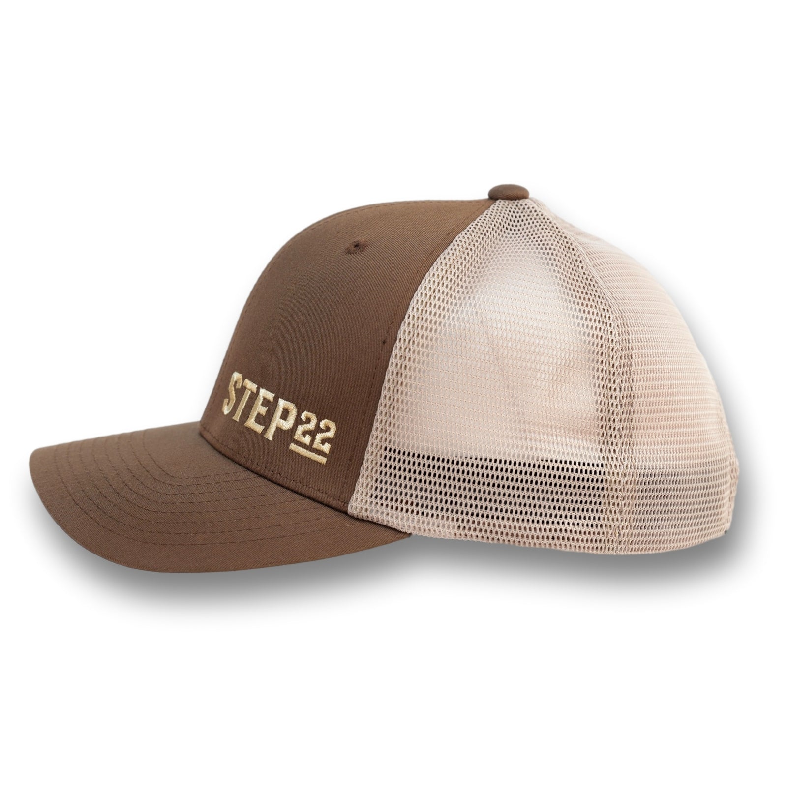 STEP 22 Gear Mesh Hat Flexfit 110MT Coyote Khaki