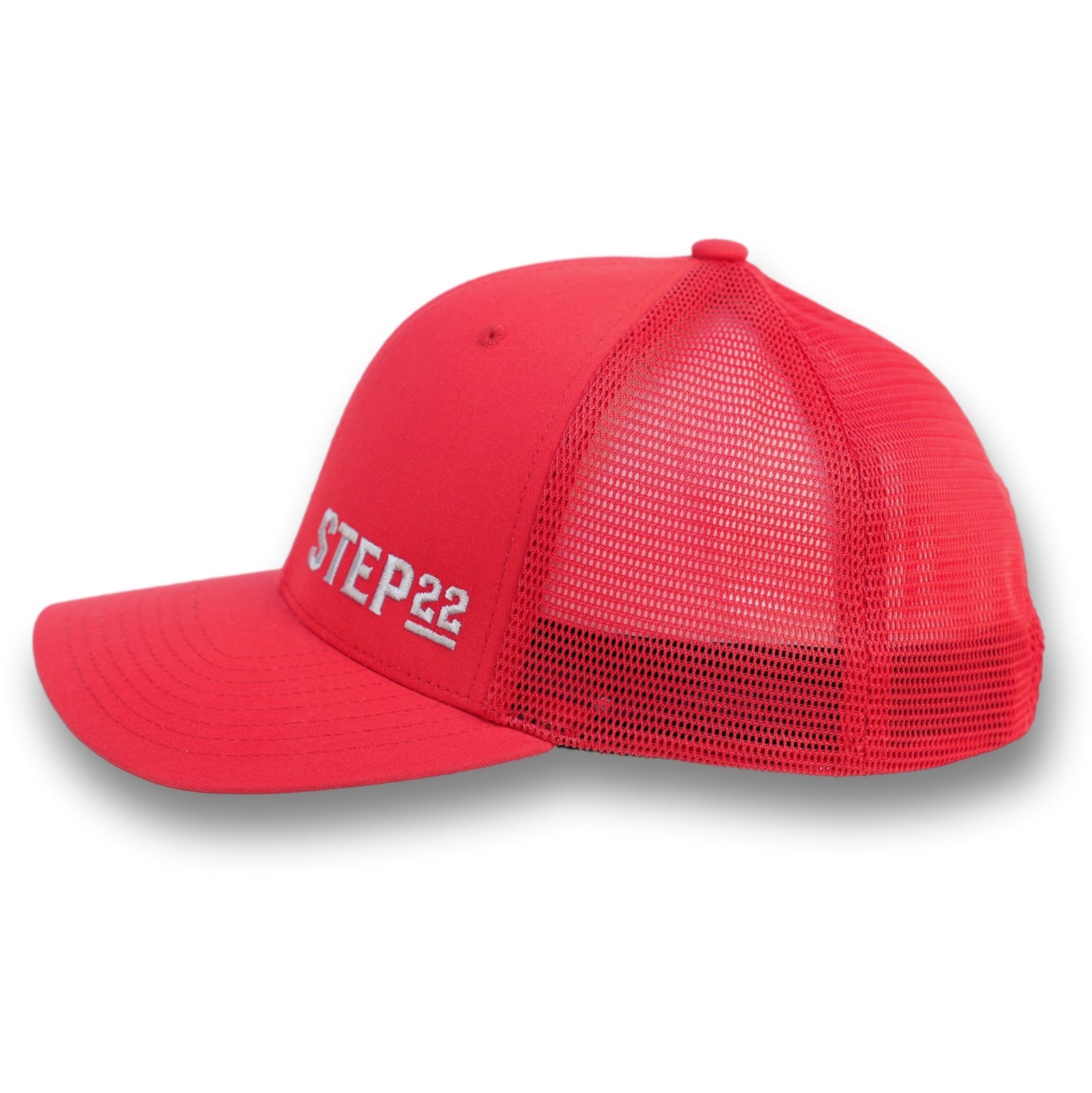 STEP 22 Gear Mesh Hat Flexfit 110 Red