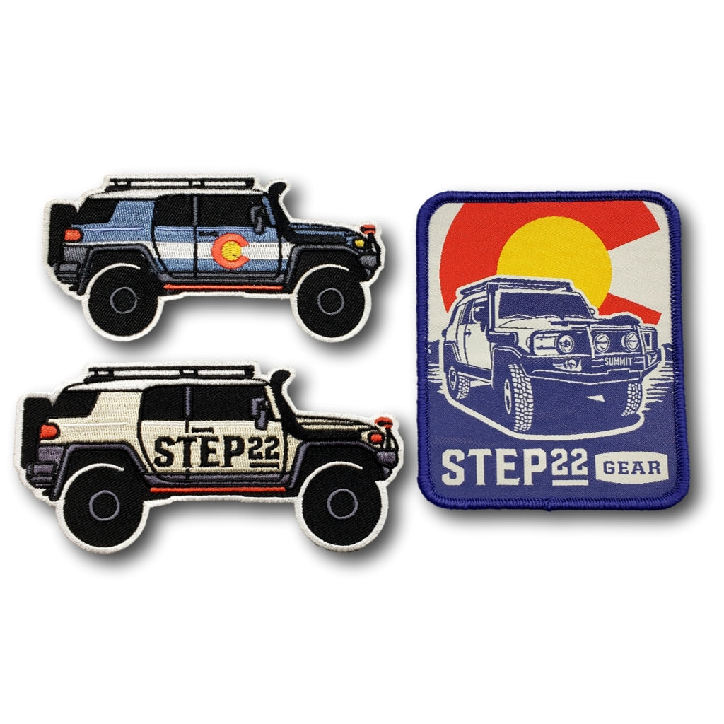 STEP 22 FJ Summit Series Patch Set