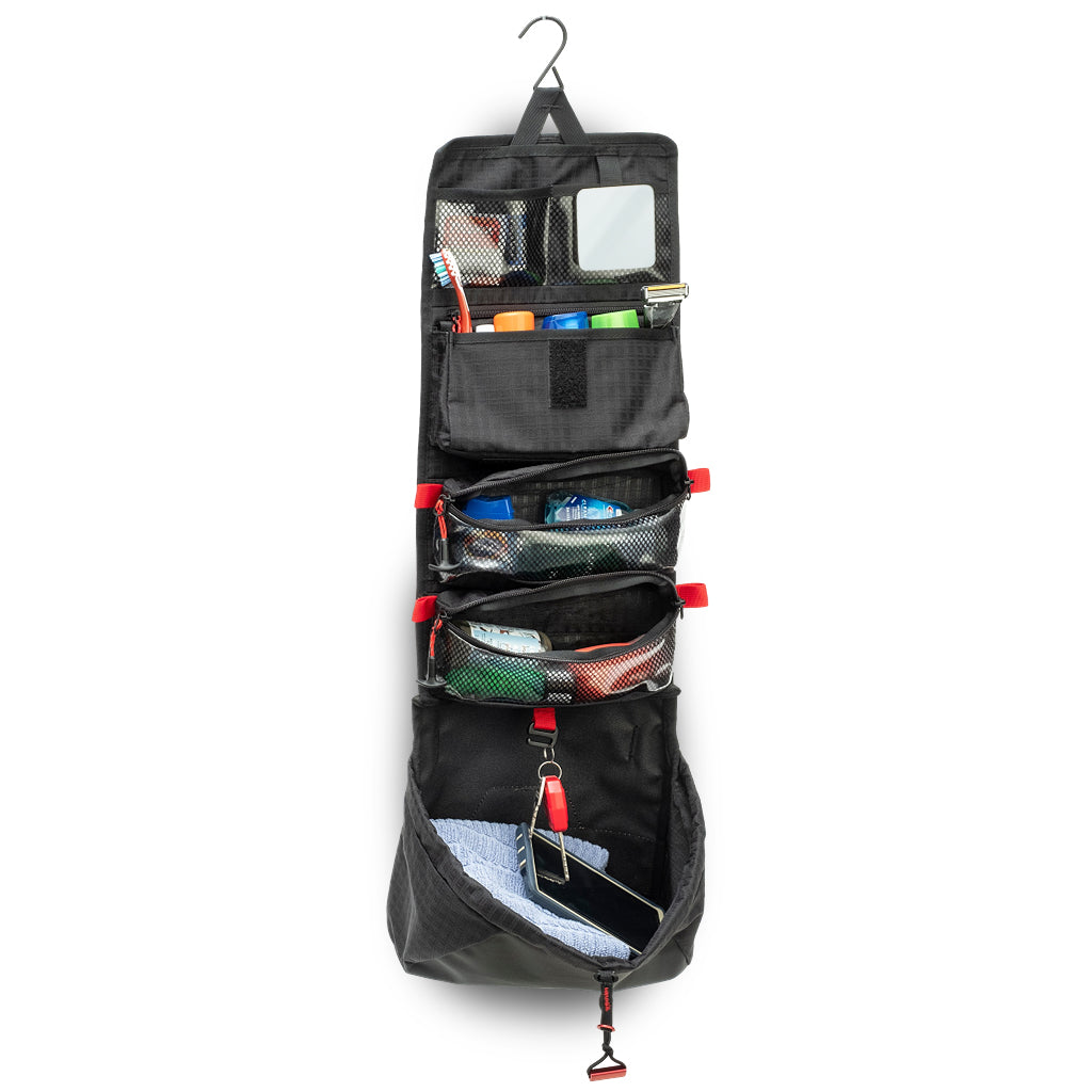 STEP 22 Gear Hedgehog Toiletry Roll Mens Toiletry Bag