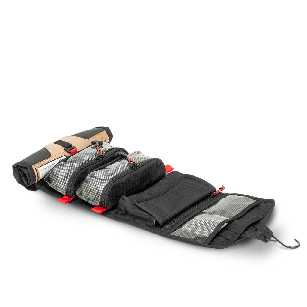 STEP 22 Gear Hedgehog Toiletry Roll Mens Toiletry Bag