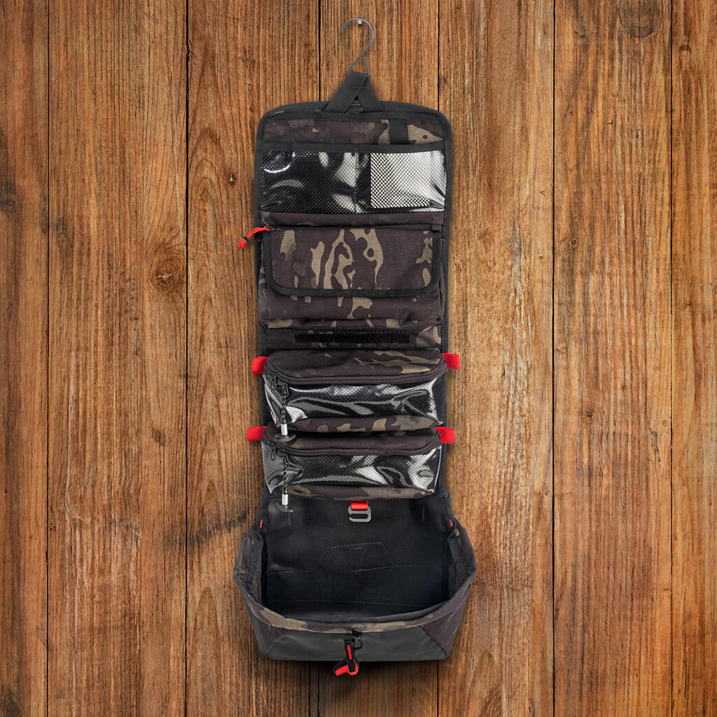 STEP 22 Gear Hedgehog Toiletry Roll Mens Toiletry Bag