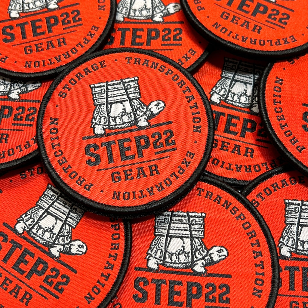 STEP 22 Gear Round Tortoise Logo Patch