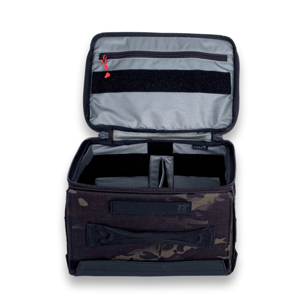 STEP 22 Gear Stingray Flat Box Mini Collapsible Gear Storage Box Camp Kitchen Box