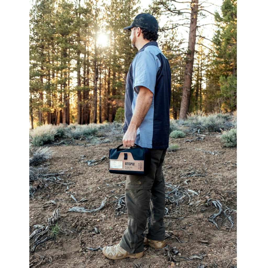 STEP 22 Gear Hedgehog Toiletry Roll Mens Toiletry Bag