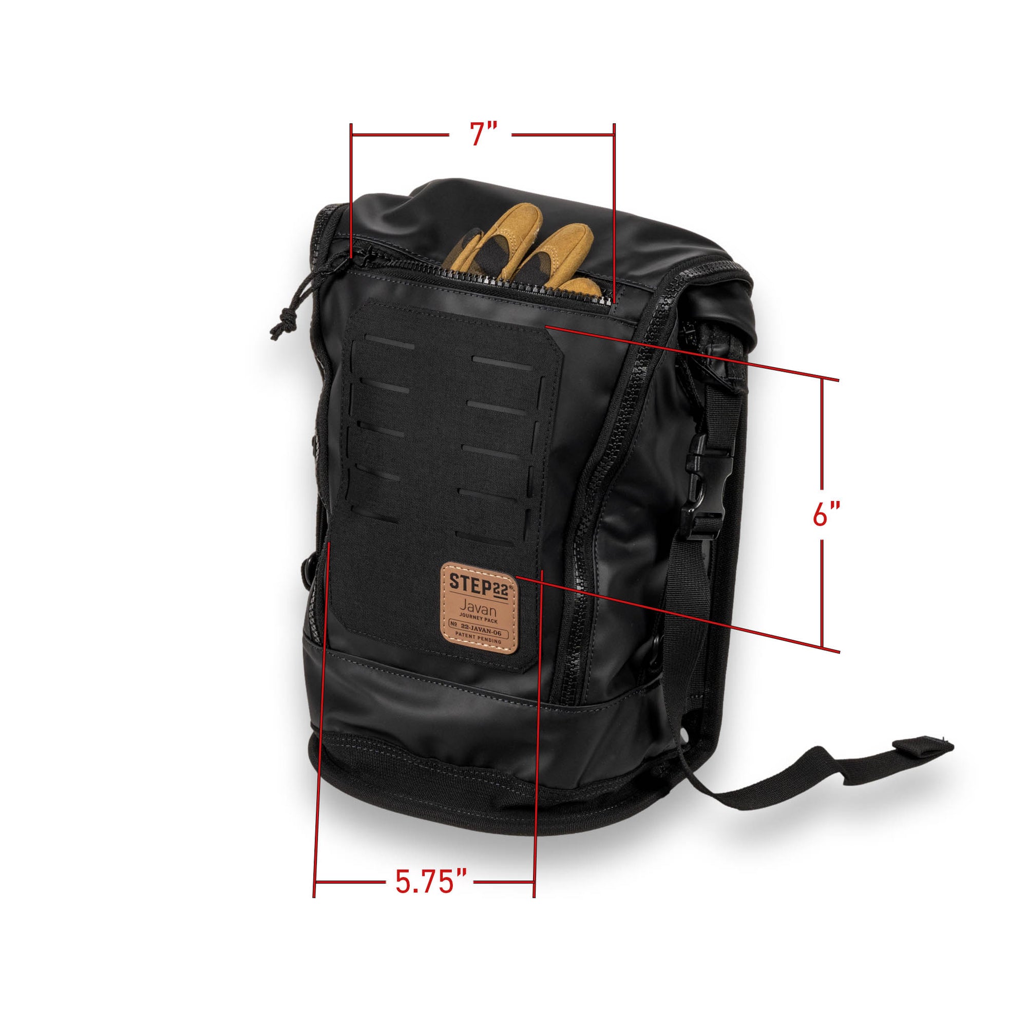 Javan Journey Pack – Compact Front-Access MOLLE Trail Pack - STEP
