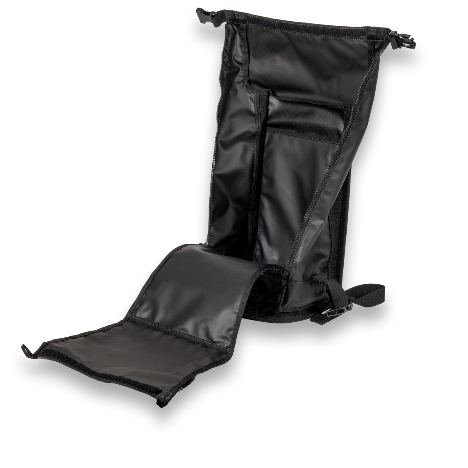 Javan Journey Pack open showing interior storage space