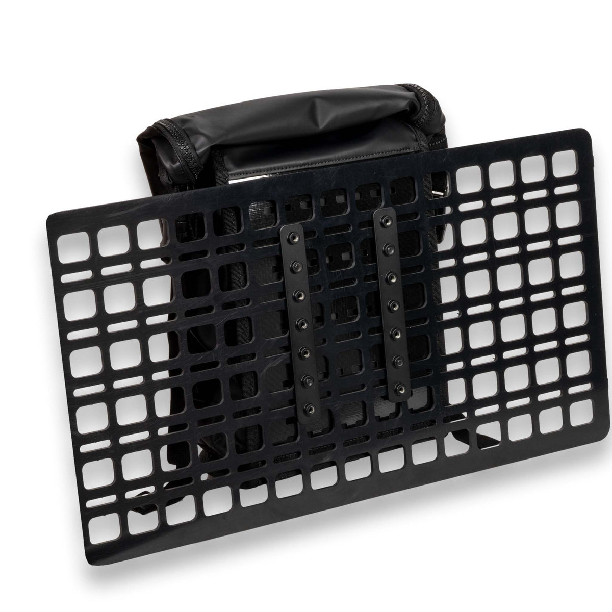 Compact gear bag with roll-top and MOLLE panel