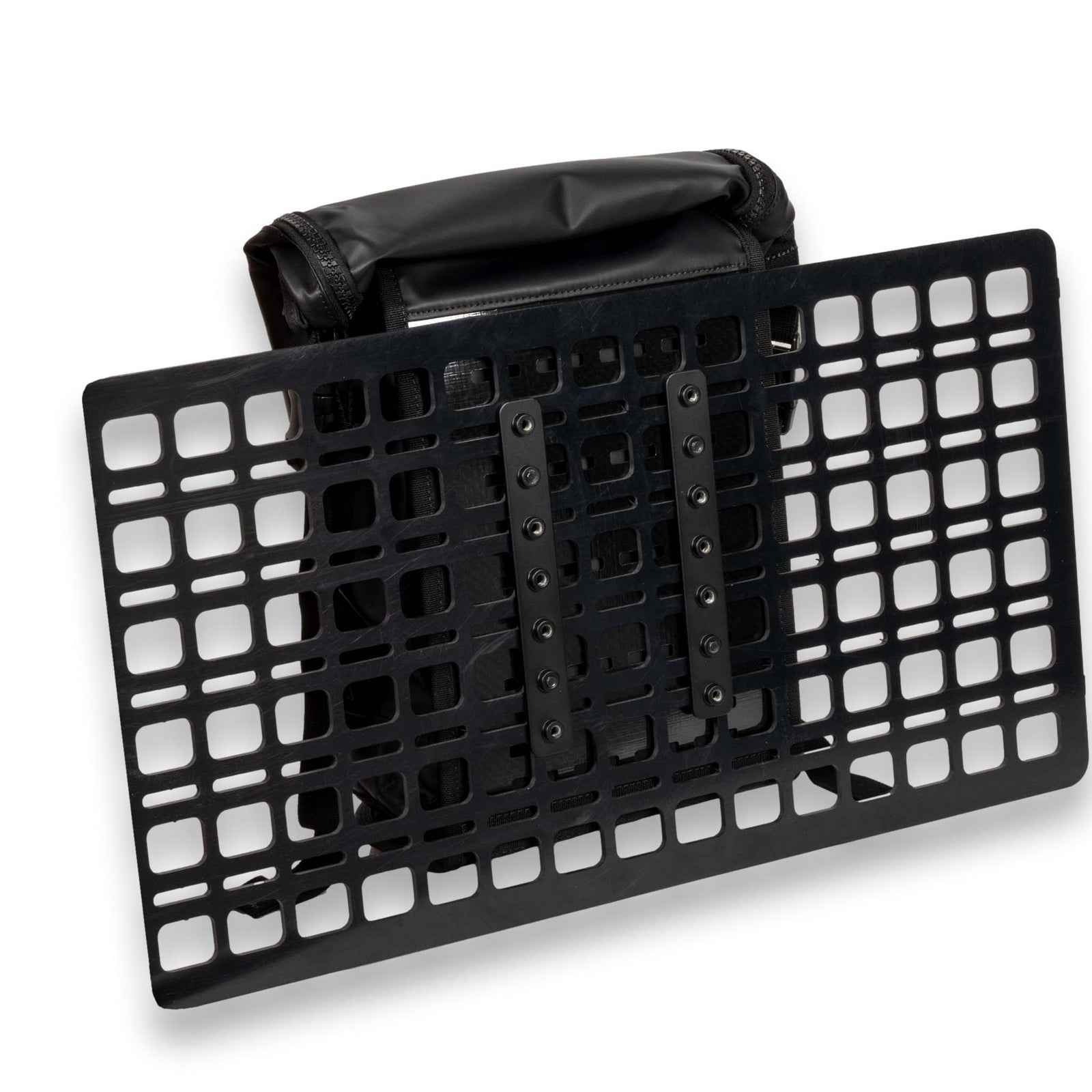 Compact gear bag with roll-top and MOLLE panel