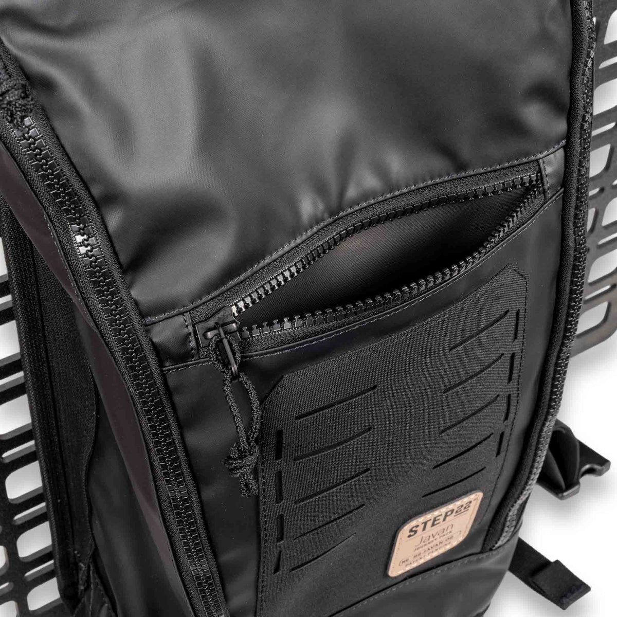 Trail-ready Javan Journey Pack exterior gear storage bag