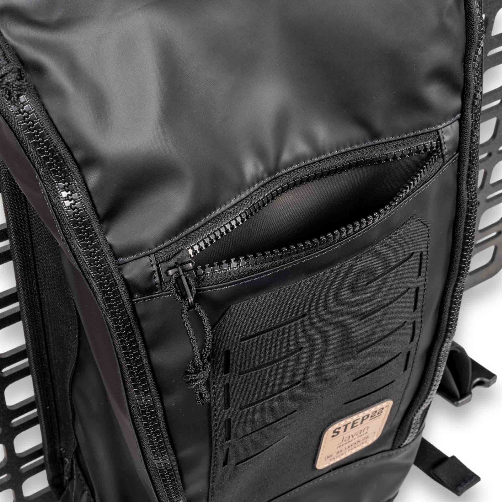 Trail-ready Javan Journey Pack exterior gear storage bag