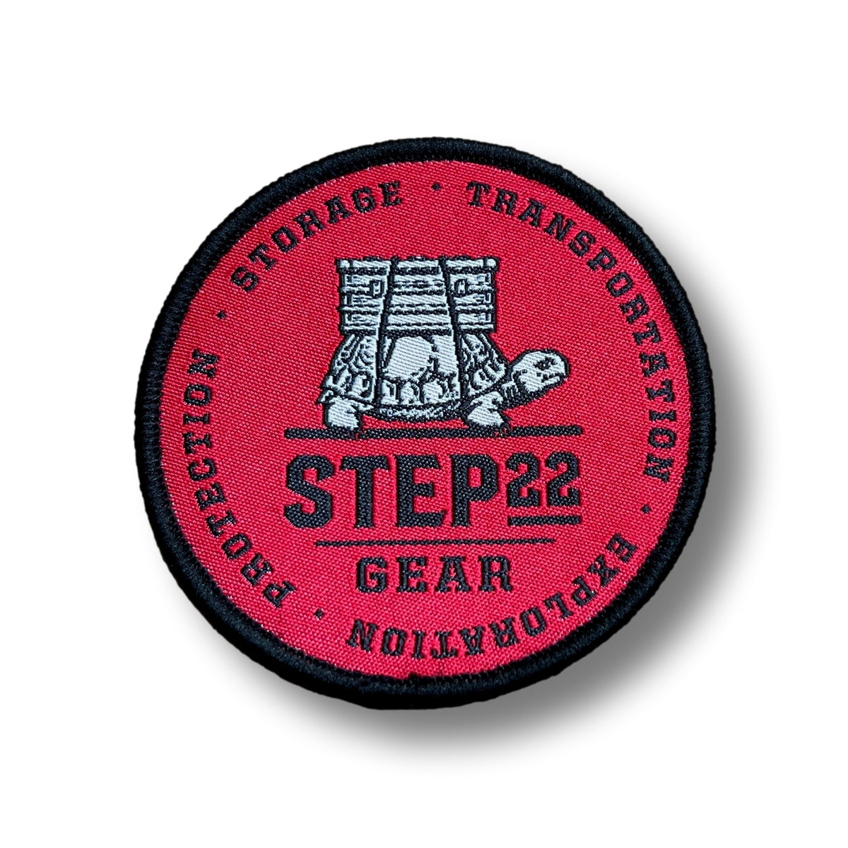 STEP 22 Gear Round Tortoise Logo Patch