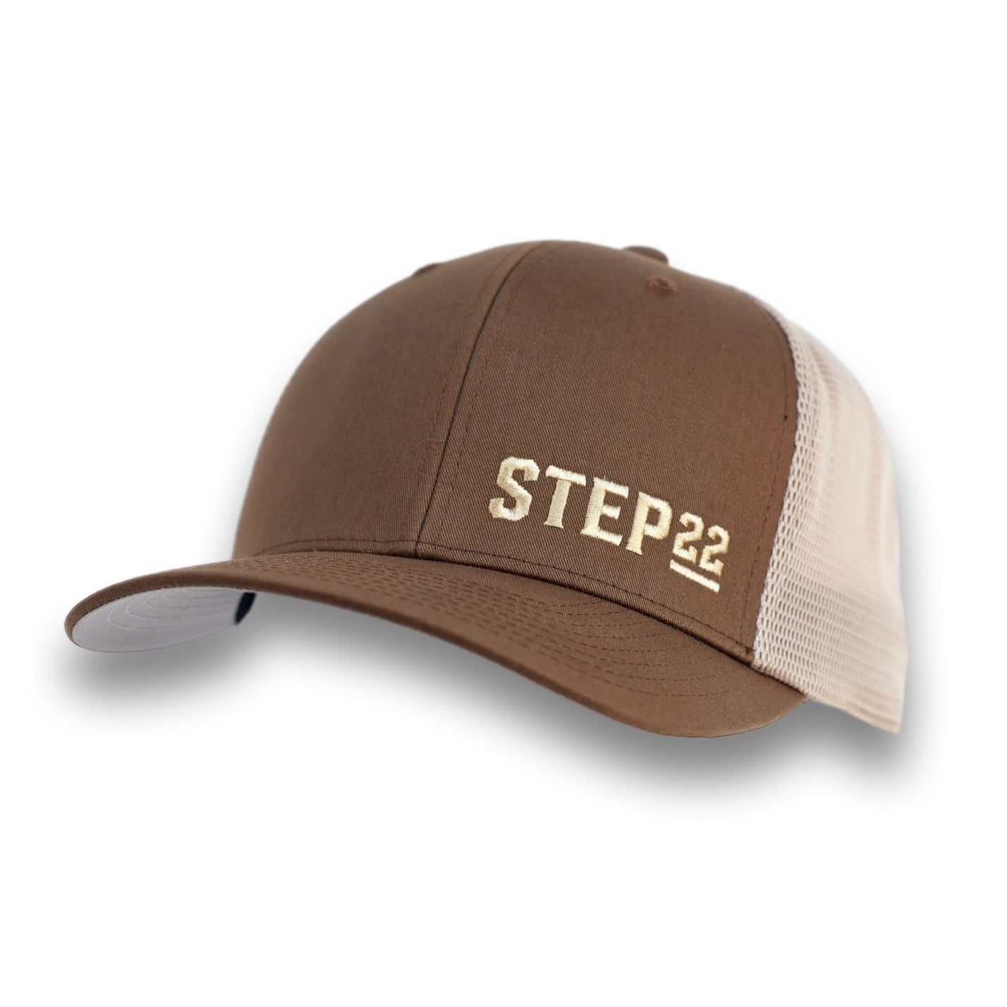 STEP 22 Gear Mesh Hat Flexfit 110MT Coyote Khaki