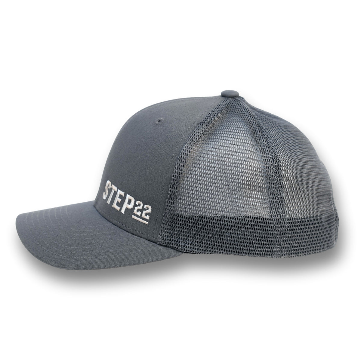 STEP 22 Gear Mesh Hat Flexfit 110 Charcoal
