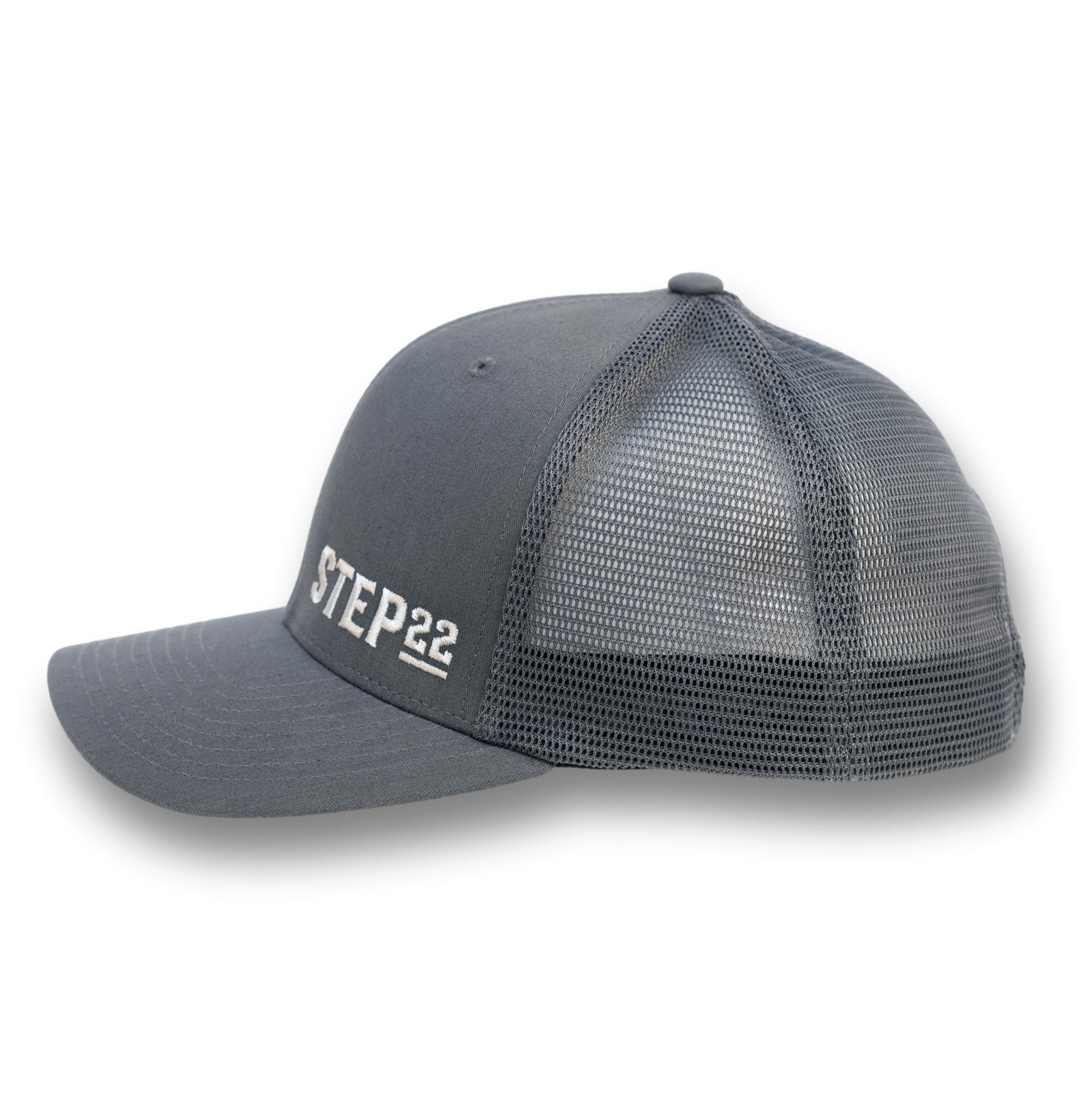 STEP 22 Gear Mesh Hat Flexfit 110 Charcoal