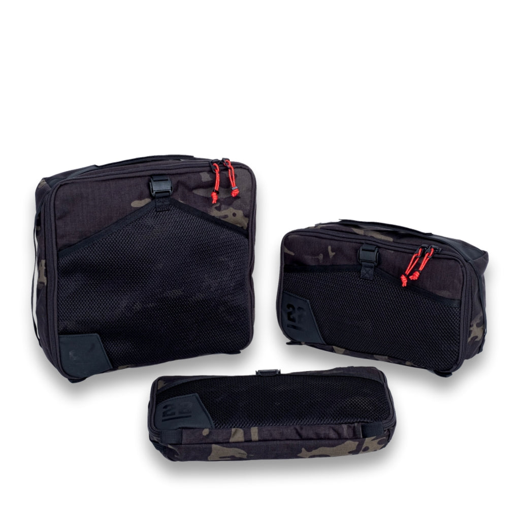 STEP 22 Gear Quoll Packing Cubes Hd Heavy Duty MultiCam Black