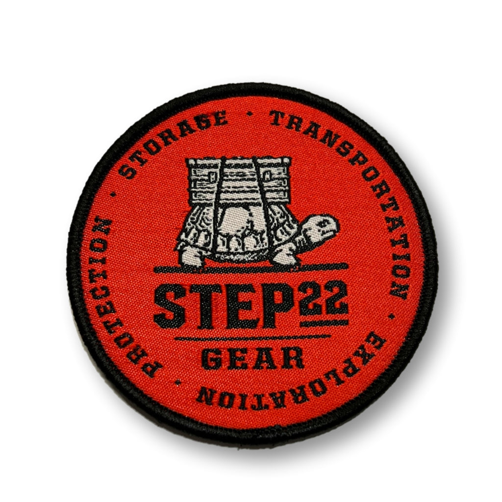 STEP 22 Gear Round Tortoise Logo Patch