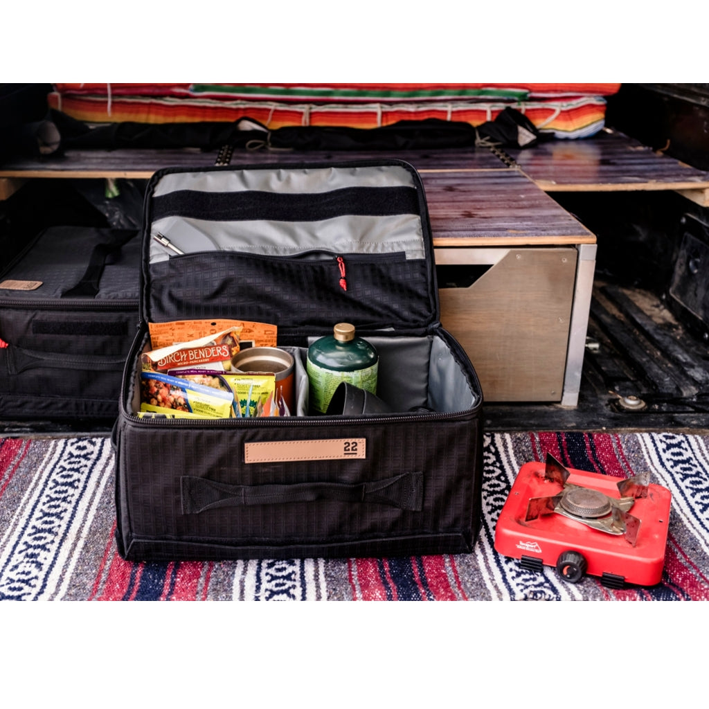 STEP 22 Gear Stingray Flat Box Collapsible Gear Storage Box Camp Kitchen Box