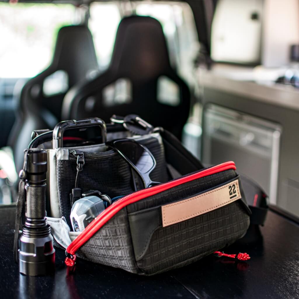 STEP 22 Gear Tenkile Tech Pouch Kit GoPro Bag 