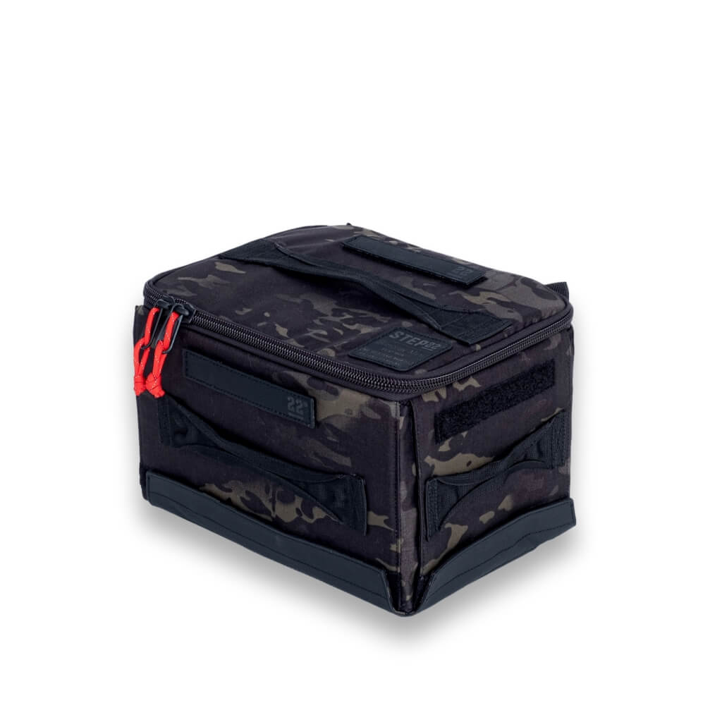 STEP 22 Gear Stingray Flat Box Mini Collapsible Gear Storage Box Camp Kitchen Box