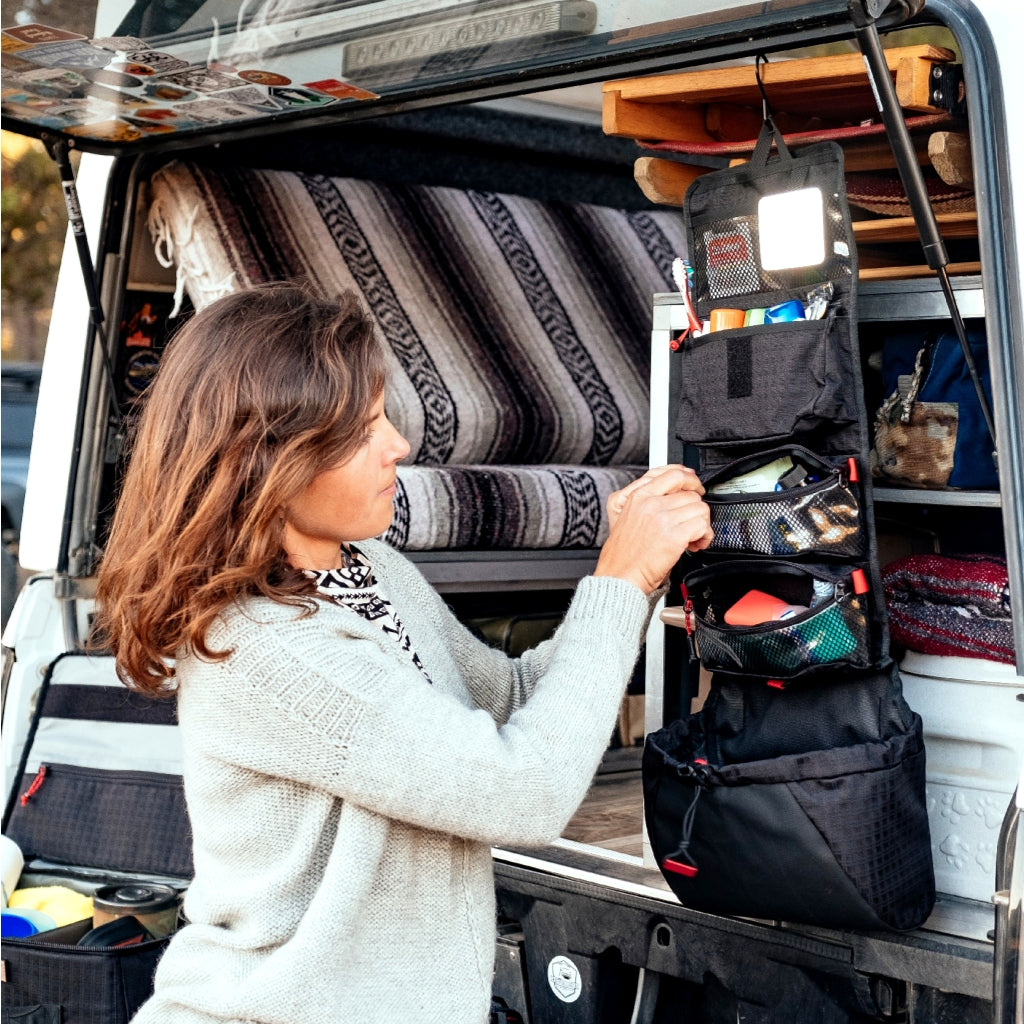 STEP 22 Gear Hedgehog Toiletry Roll Mens Toiletry Bag